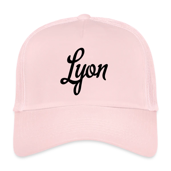 Lyon Calligraphie Élégante sur Casquette trucker