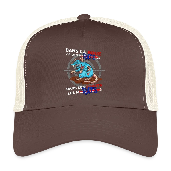Rat des Égouts Zombie sur Casquette trucker