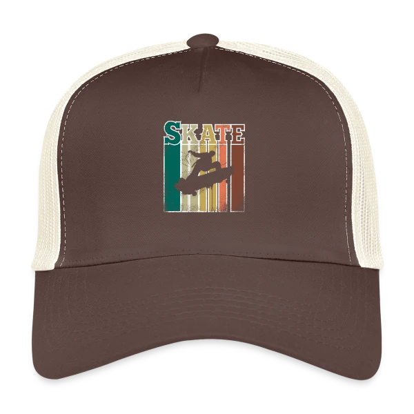 Skate Esprit Rétro Vintage sur Casquette trucker