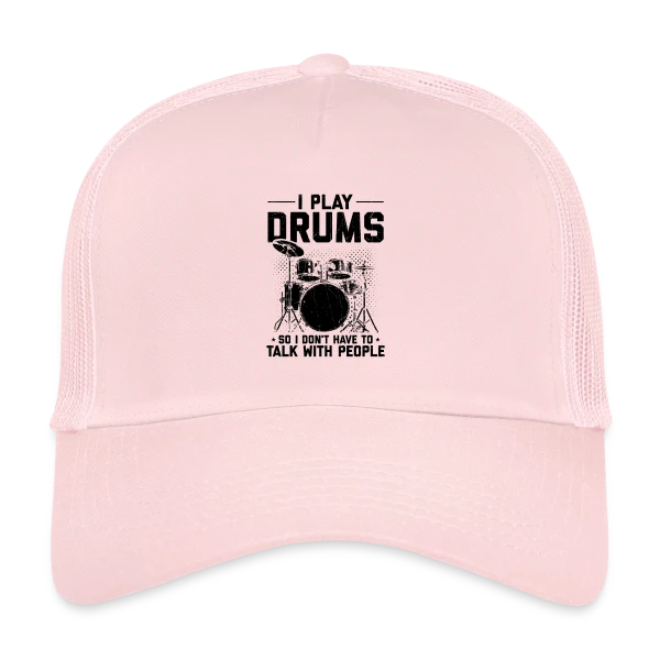 Batteur & Musicien Passionné sur Casquette trucker