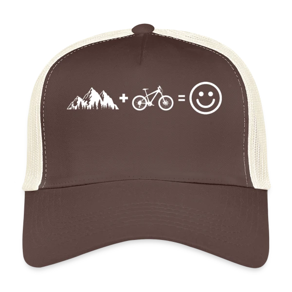 VTT Bonheur Montagne sur Casquette trucker
