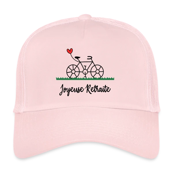 Vive la Retraite : Vélo, Van et Voyages sur Casquette trucker
