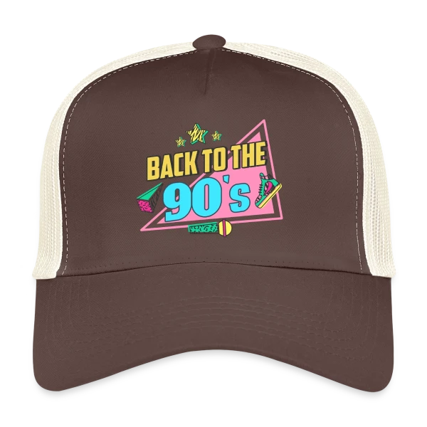 Retour aux Années 90 Funky sur Casquette trucker