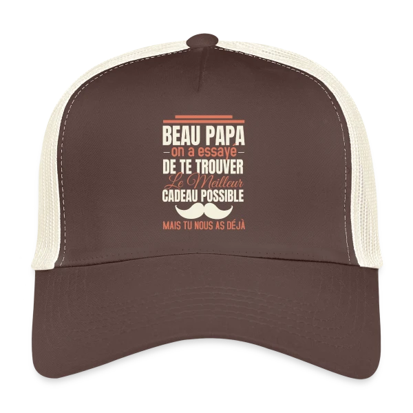 Beau Papa, le Meilleur Cadeau C'est Toi ! Humour sur Casquette trucker