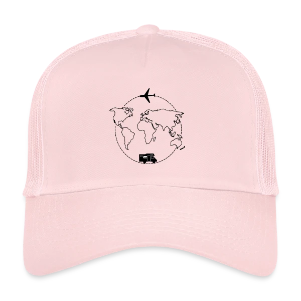 Voyage Autour du Monde sur Casquette trucker