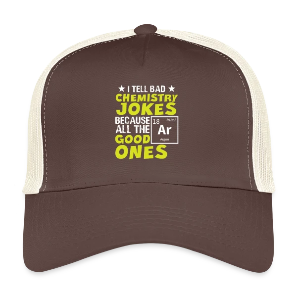 Blagues de Chimie Réussies sur Casquette trucker