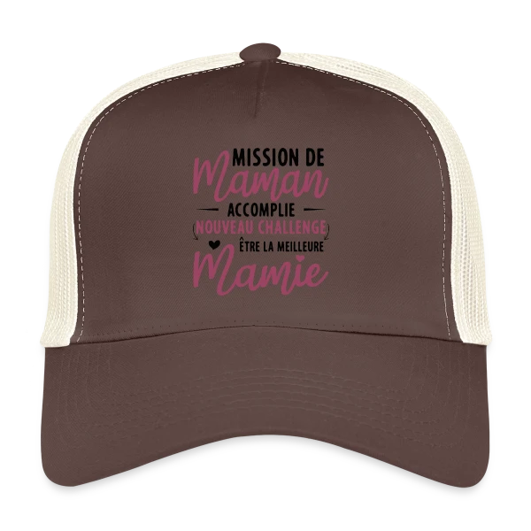 Mission Maman Accomplie : J'deviens Mamie ! Annonce Grossesse sur Casquette trucker