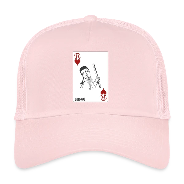 Guignol Roi de Cœur sur Casquette trucker