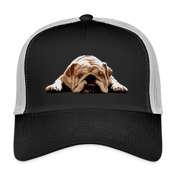 Bulldog Anglais Humour sur Casquette trucker