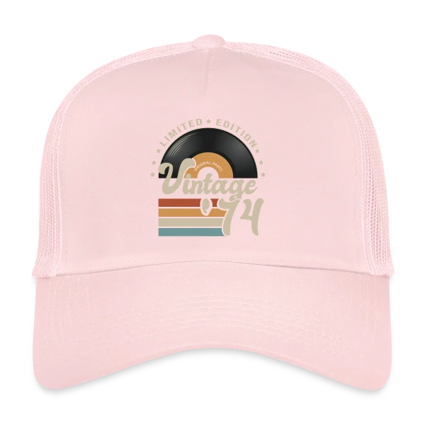 Vinyle Vintage 1974 – Anniversaire 49 ans sur Casquette trucker