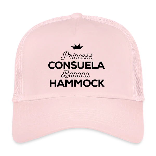 Princess Consuela Banana Hammock - T-shirt Culte Friends sur Casquette trucker