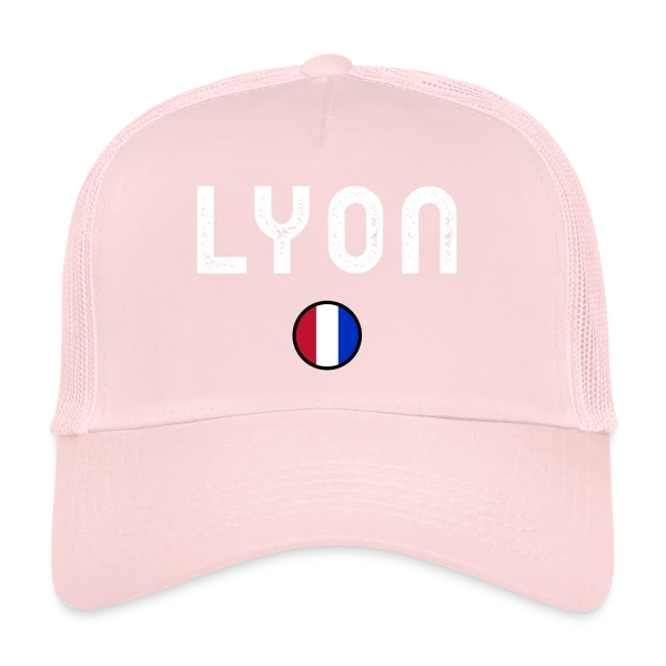 Drapeau Français Rond sur Casquette trucker