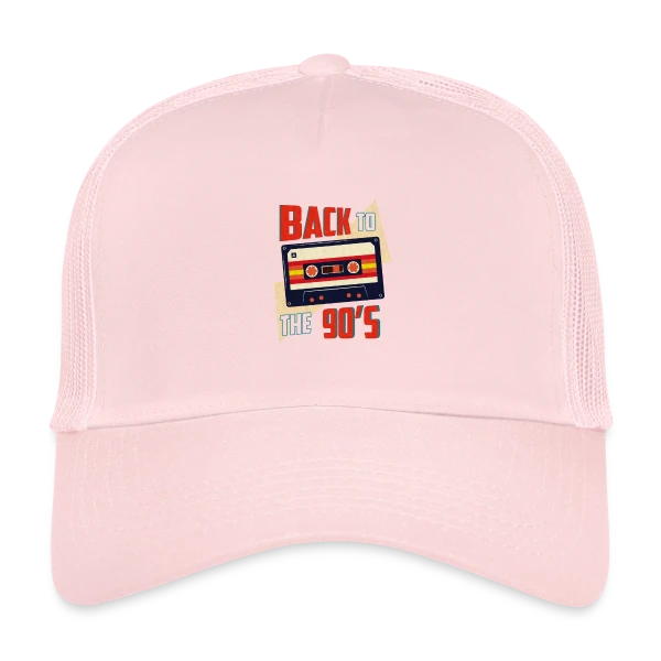 Retour aux Années 90 Cassette sur Casquette trucker