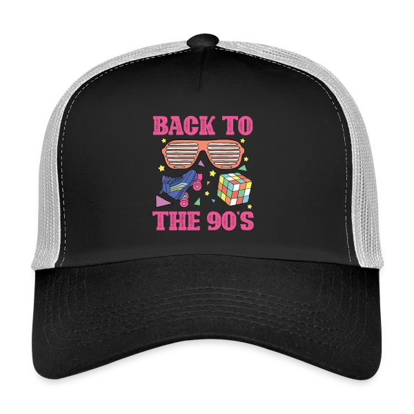 Retour Années 90 Fun sur Casquette trucker