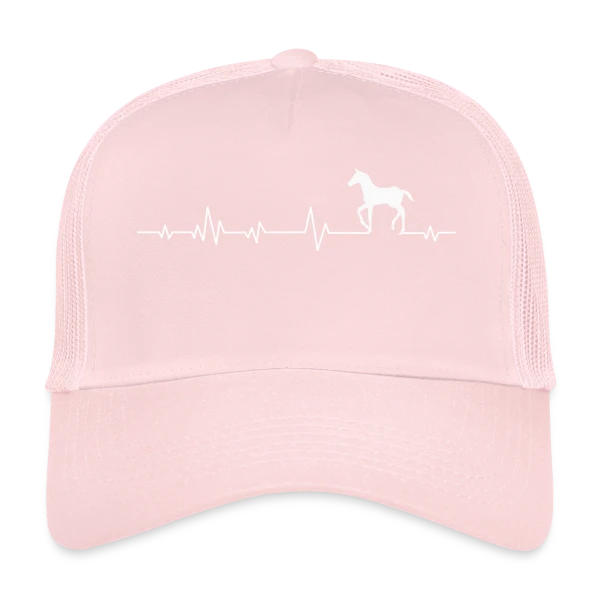 Cheval Élégant Discret sur Casquette trucker