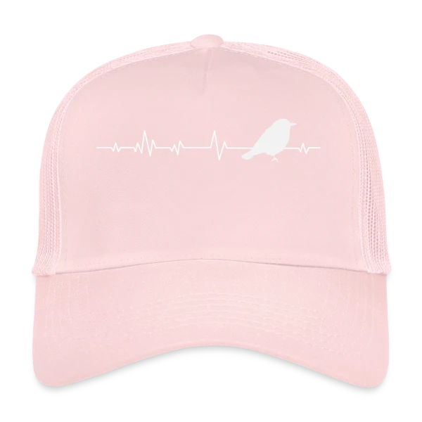 Silhouette Oiseau Élégant sur Casquette trucker
