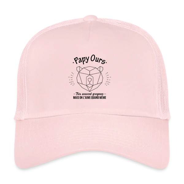 Papy Ours Grognon, Adoré Malgré Tout sur Casquette trucker