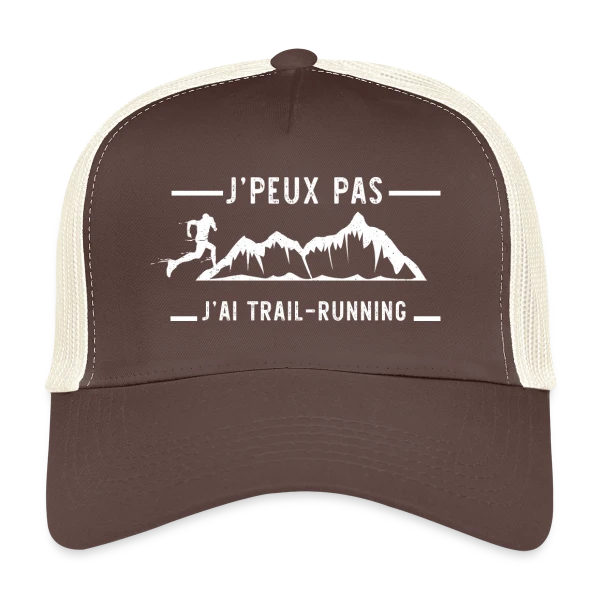 J'peux pas, j'ai Trail Running ! sur Casquette trucker