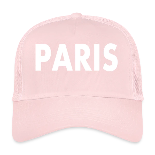 Paris Minimaliste sur Casquette trucker