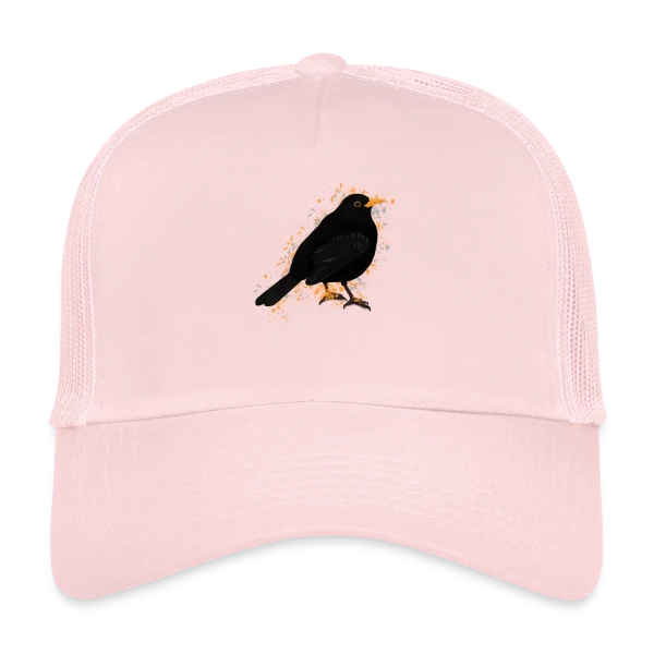 Merle Noir Taches sur Casquette trucker