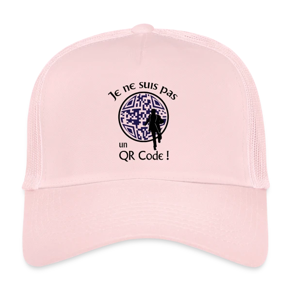 Je ne suis pas un QR Code sur Casquette trucker