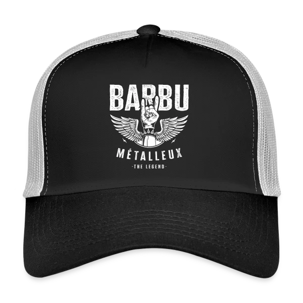 Barbu Métalleux : La Légende sur Casquette trucker