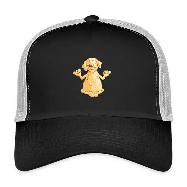 Golden Retriever Yogi Relax | T-shirt Chien Rigolo sur Casquette trucker