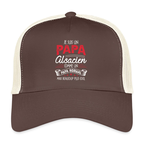 Papa Alsacien : Comme un Papa Normal, Mais Plus Cool ! sur Casquette trucker