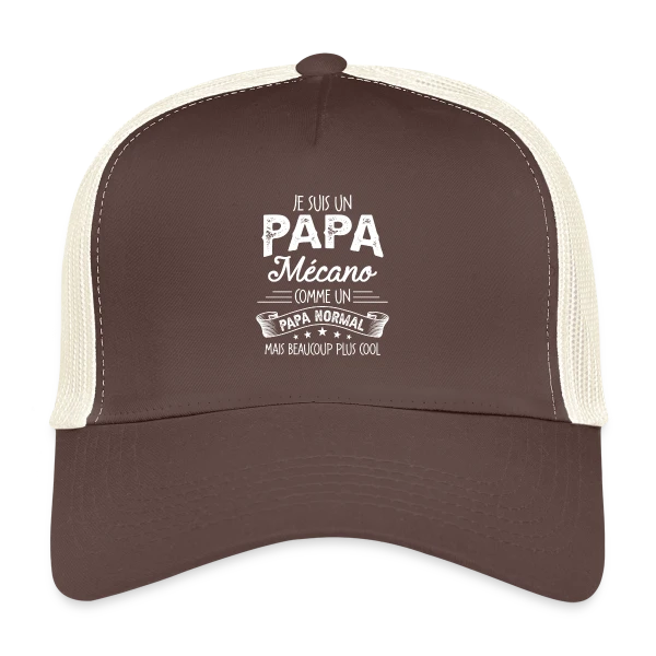 Papa Mécano Humour - Beaucoup Plus Cool sur Casquette trucker