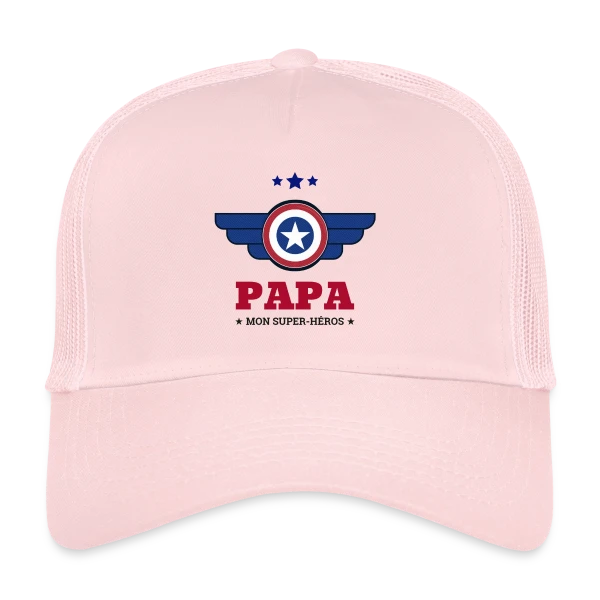 Super Papa Héros sur Casquette trucker