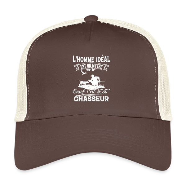 L'Homme Idéal est Chasseur : Un Mythe Réel ! sur Casquette trucker