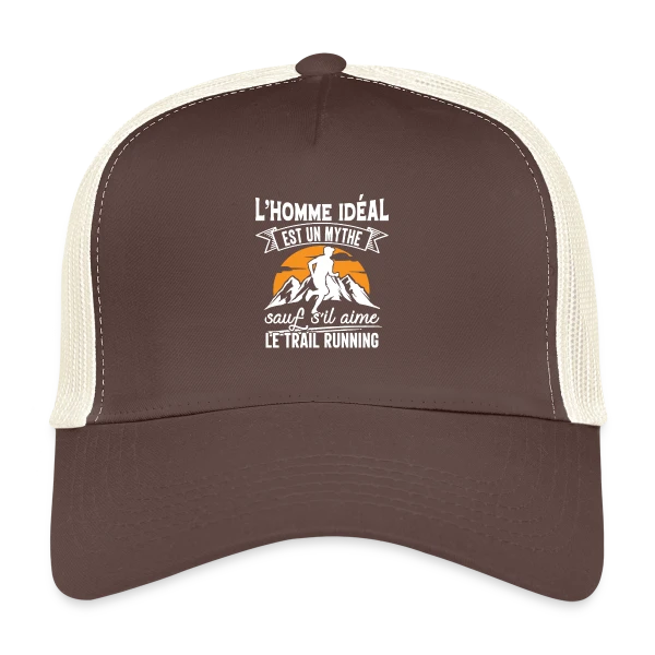 L'Homme Idéal Aime le Trail Running : Un Mythe Réel ! sur Casquette trucker