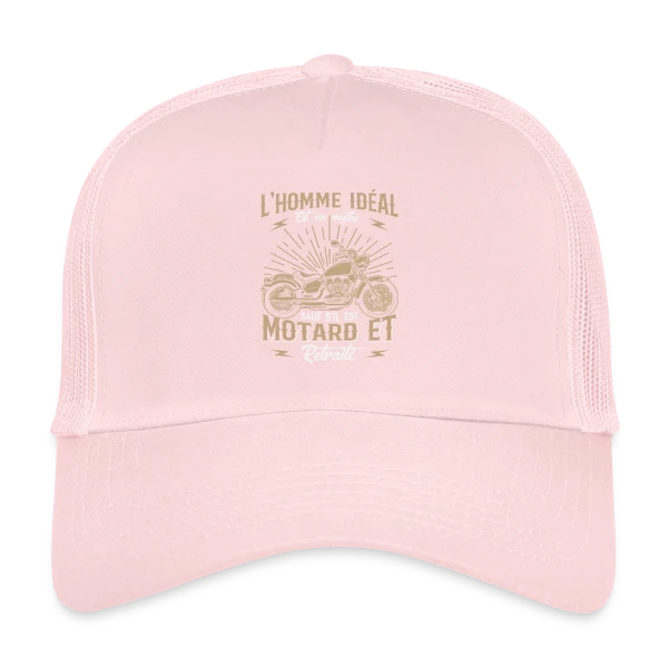Motard L'Homme Idéal - Humour Moto Biker sur Casquette trucker