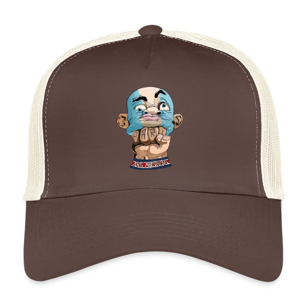 Poing Paris Anti-Marseille sur Casquette trucker