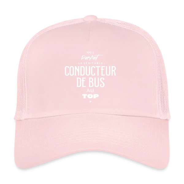 Le Chauffeur de Bus au Top sur Casquette trucker