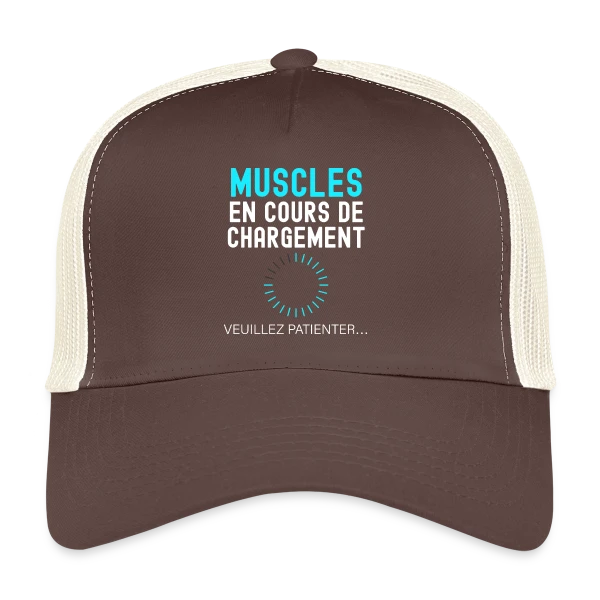 Muscles en Cours de Chargement sur Casquette trucker