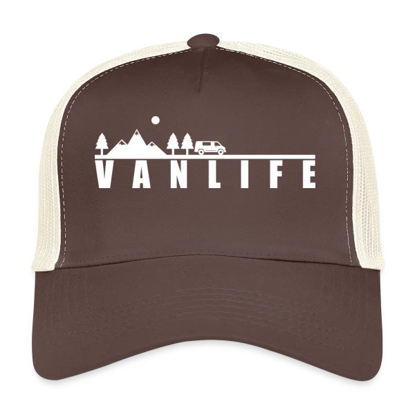 Van Life Évasion Montagne sur Casquette trucker