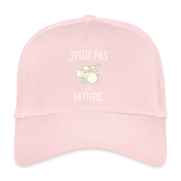 J'peux Pas J'ai Batterie sur Casquette trucker