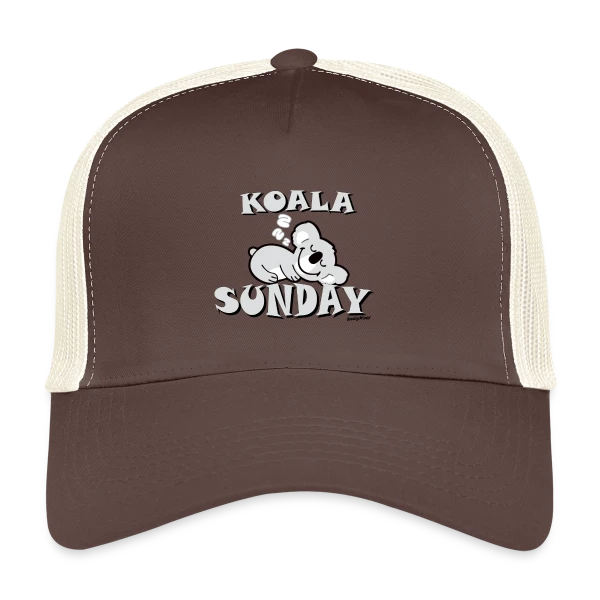 Koala du Dimanche, Smiley Fatigué sur Casquette trucker