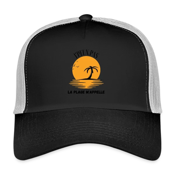 La Plage M'Appelle Humour sur Casquette trucker