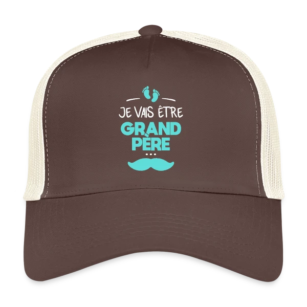 'Je Vais Être Grand-Père' - Annonce Fierté Bébé sur Casquette trucker