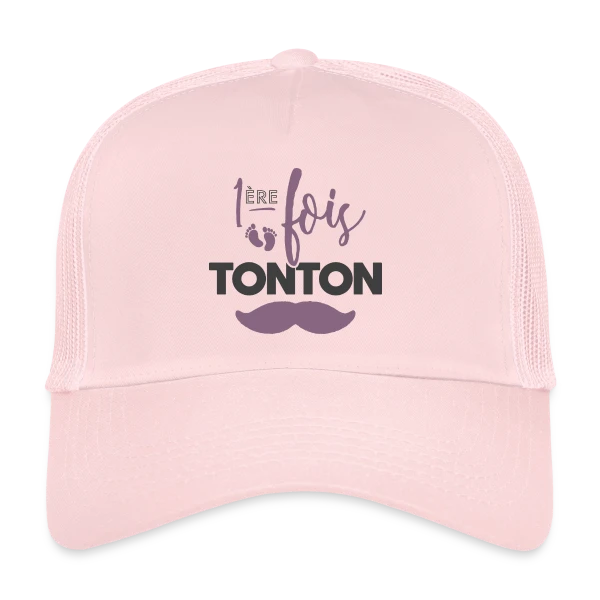 Tonton Première Fois : La Fierté Assumée sur Casquette trucker