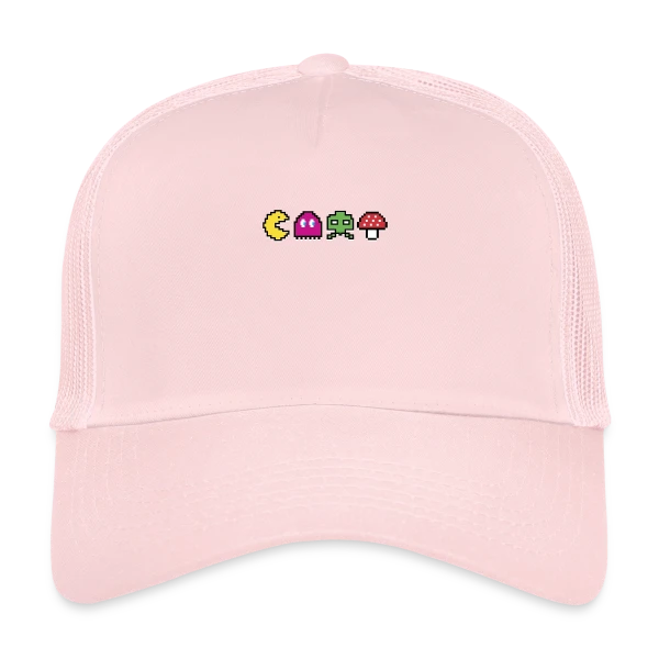 Années 80 : T-shirt Arcade Rétro Gaming Vintage sur Casquette trucker