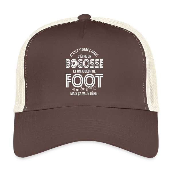 Cadeau Bogosse Footballeur Passionné sur Casquette trucker