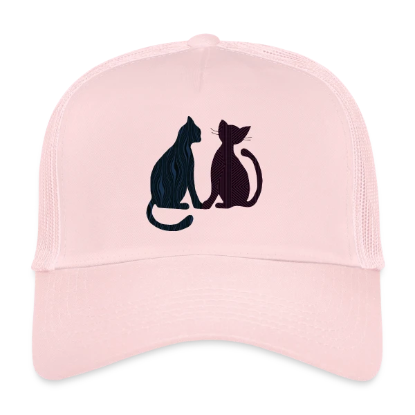 Amour Félin sur Casquette trucker