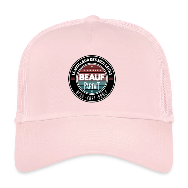 Le Véritable Beauf Parfait : Le T-shirt Humour Homme sur Casquette trucker