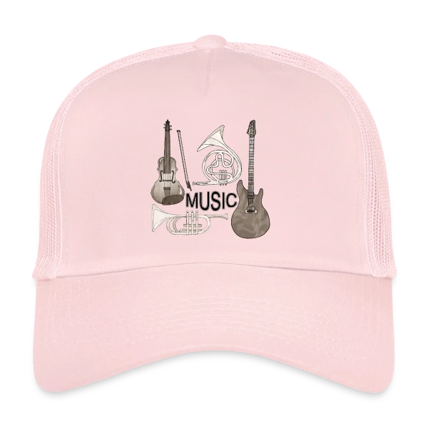Passion Musique : Instruments & Guitare sur Casquette trucker