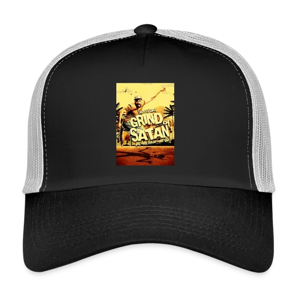 Skate Satanique Vintage & Humour sur Casquette trucker
