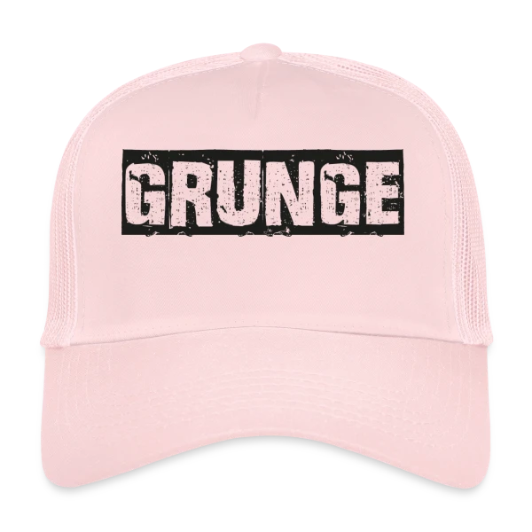 Titre Grunge Texturé sur Casquette trucker