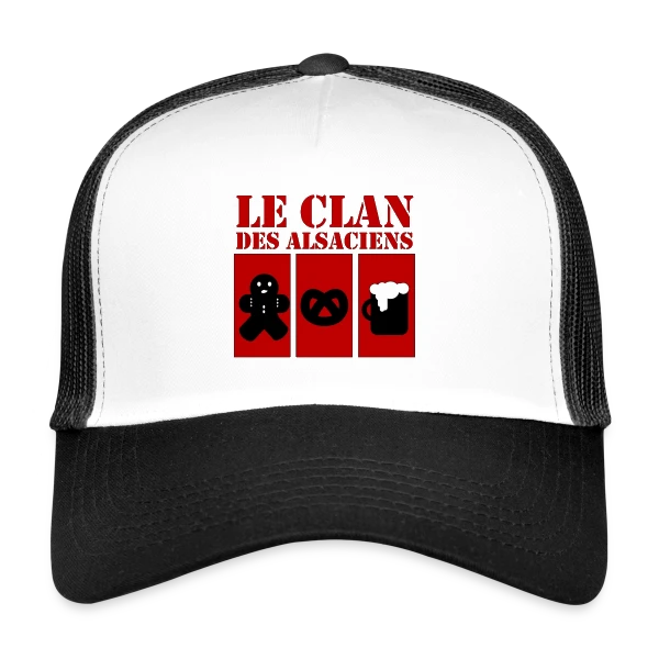 Le Clan des Alsaciens: Référence Culte Elsass sur Casquette trucker